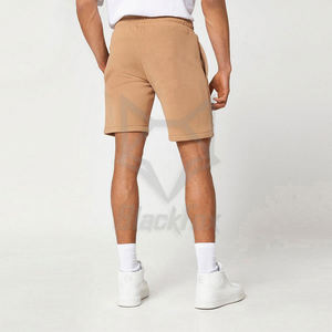 Short de survêtement d'été en coton polyester de qualité supérieure pour hommes, short de survêtement respirant et écologique de couleur unie - Product Image 6