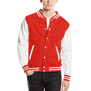 Blouson de baseball unisexe brodé sur mesure, fermeture éclair intégrale, personnalisable, vente en gros usine 2026 - Product Image 5