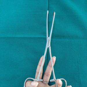 Abrazadera uterina quirúrgica obstétrica de acero inoxidable reutilizable Manual de 8,5 pulgadas para uso hospitalario, - Product Image 2