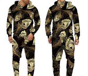 ชุดวอร์มผู้ชายทันสมัยลายพิมพ์ซับลิเมชันสวมใส่สบายระบายอากาศได้ดีดีไซน์เป็นมิตรต่อสิ่งแวดล้อมติดโลโก้ได้ตามต้องการ - Product Image 6