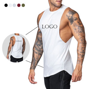 NOVEDAD DE VERANO 2025, camiseta sin mangas de estilo callejero para hombre, chaleco sin mangas con parche de Color frito desgastado para hombre - Product Image 1