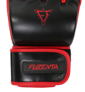 Gants de combat MMA en cuir véritable pour la compétition, rembourrage en mousse souple, artisanat supérieur, gants de grappling UFC MMA - Product Image 2