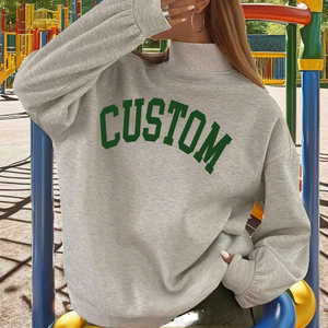 Sudadera con capucha y pantalones cortos de Invierno para mujer, conjuntos informales, ecológicos, transpirables, de algodón orgánico, con logotipo bordado, cuello redondo - Product Image 2