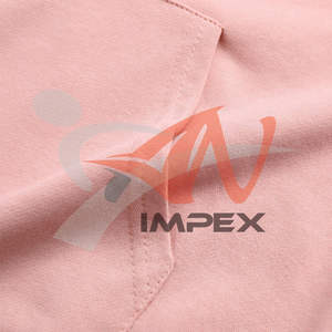 Sudadera con capucha con logotipo personalizado para mujer Sudadera de material flexible de alta calidad para invierno - Product Image 2