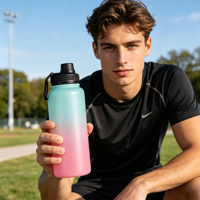 Vente en gros de gobelets isothermes en acier inoxydable de 12 oz à 64 oz avec plusieurs options de couvercles pour l'approvisionnement en gros mondial