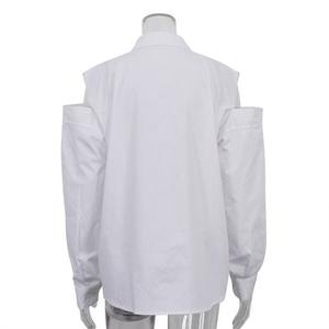 Boutique venta al por mayor otoño nueva elegante y romántica franela impresa estilo fino borla de talla grande camisa de moda para mujer - Product Image 6