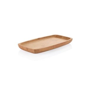 Plateaux alimentaires rectangulaires écologiques, plateaux de service en bois rustique avec poignée pour un usage domestique, restaurant - Product Image 4