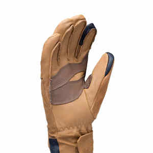 Guantes de esquí de cuero genuino para hombre Guantes suaves de conducción de invierno con equipo de esquí real de moda - Product Image 2