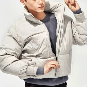Chaqueta de Invierno Acolchada para Hombre, Personalizada, de Lana Reflectante, con Cuello Alto, de Alta Calidad, Elegante, Cálida, Servicio OEM, Impermeable - Product Image 2