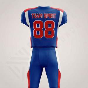 Nuevo Uniforme de Fútbol Americano Personalizado Sublimado de Alta Calidad, Transpirable, Talla Grande, Camiseta y Pantalón, Jersey Personalizado de Alto Rendimiento - Product Image 2