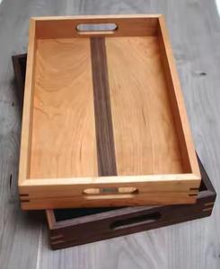 Bandeja de servicio de madera natural con diseño de ballena única, hogar, Hotel, restaurantes, alimentos, frutas, almacenamiento para servir, bandeja organizadora - Product Image 6