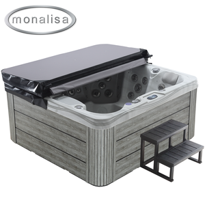 <span class=keywords><strong>Jacuzzi</strong></span> de luxe pour 5 personnes, bain à remous moderne autoportant, baignoire de massage pour la maison, construction en acrylique - Product Image 3