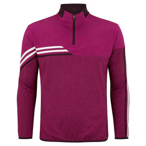 100% Polyester Léger GAA 1/4 Zipper Quickdry Logo Personnalisé Impression Sportswear OEM Disponible - Product Image 4