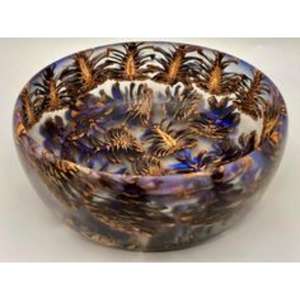 Tazón de resina brillante de primera calidad hecho a mano para mesa de comedor de lujo y uso de exhibición decorativa moderna para el hogar - Product Image 1