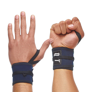 Muñequeras de levantamiento de pesas transpirables de alta calidad para entrenamiento con envolturas de culturismo de ajuste muñequeras de ejercicio personalizadas - Product Image 5
