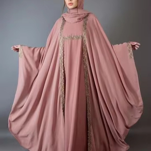 Vente chaude élégant Dubai Abaya haute qualité conceptions uniques pour les tenues de fête arabes tendance 2024 - Product Image 1