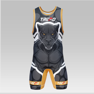 2025-26 <b>Men</b> Wholesale Wrestling <b>Singlet</b> Breathable Stretch Custom MMA Competition Suit Wrestling <b>Singlet</b> Breathable OEM - Product Image 1