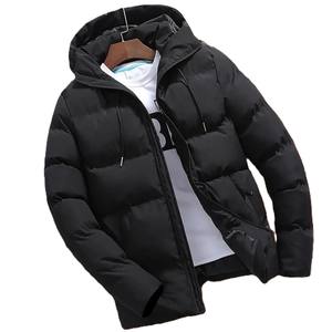 2025 Wholesale Fashion Goose Down Bubble <b>Coats</b> Hooded Men's Puffer Custom logo Bubble Jackets Windbreak Puffer Jacket - Product Image 2