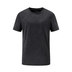 T-shirt T-shirts de haute qualité 100% coton col rond pour homme, logo OEM uni vierge - Product Image 2