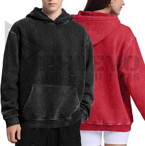Sudadera Lisa de Algodón Terry para Hombre, Estilo Informal, Holgada y Extra Grande, de Alta Calidad, Precio Bajo - Product Image 1
