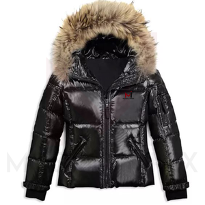 Mosaic Impex Moda casual mujer señoras abajo chaquetas burbuja mujer chaqueta de piel con capucha y brillante puffer abrigo de invierno para mujer - Product Image 1