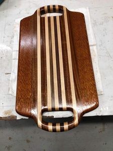 Premium Quality Eco-Friendly Acacia <b>Wood</b> Serving Paddle Durable Cheese Board Chopping/<b>Cutting</b> Board with Handle - Product Image 3