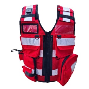 Gilet de sécurité pour guide canin en tissu Cordura et Air Mesh, classe 2 ANSI, haute visibilité, personnalisé, résistant à l'abrasion, vêtements de sécurité réfléchissants - Product Image 2