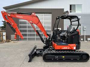 Mini-excavatrice KUBOTA U55 U55-5 de 5 à 6 tonnes d'occasion, pour travaux urbains et agricoles, moteur Kubota d'origine japonaise certifié CE - Product Image 4