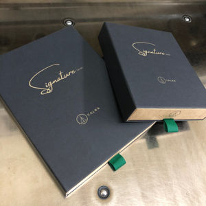 Paquete de etiqueta privada respetuoso con el medio ambiente de lujo, caja de billetera comercial personalizada, caja de regalo hecha de material reciclado con extractor de cinta - Product Image 2