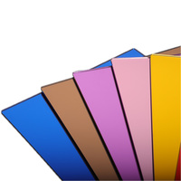 Plaque acrylique miroir flexible personnalisée haute définition en PMMA, panneau miroir décoratif en plastique pour la décoration murale et la fabrication d'enseignes