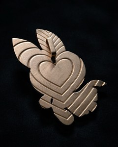 Colgante de Lujo Personalizado en 3D con Incrustaciones de Moissanita VVS de Colores, Chapado en Rodio, Estilo Hiphop para Bodas, Diseño de Dibujos Animados - Product Image 3