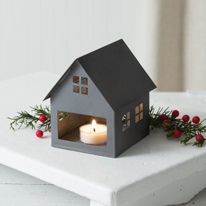 Décoration de Noël de style vintage Bougeoir suspendu en métal et en verre à bas prix pour la décoration de la maison - Product Image 1