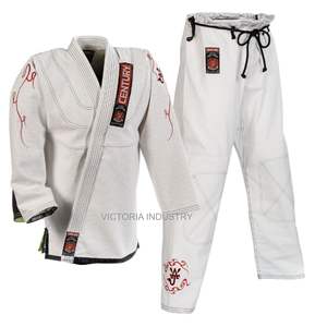 Empresa de fabricación BJJ Gi bordada personalizada de 500GSM en Pakistán para ropa de artes marciales y uniformes BJJ - Product Image 1