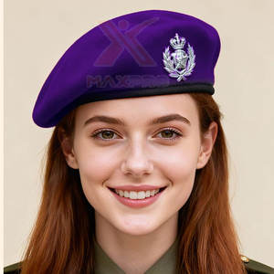 Bérets en tissu doux, nouveau style, de qualité supérieure, couleur unie, légers - Product Image 3