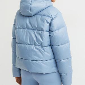 Meilleure vente Veste bouffante d'hiver en laine de haute qualité pour femmes avec doublure en nylon quantité minimale de commande bas Design élégant personnalisé - Product Image 2