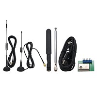 Plataforma de Radio Definida por Software HackRF One R9 V2.0.0 1MHz-6GHz, Simulador GPS con Carcasa y Cuatro Antenas