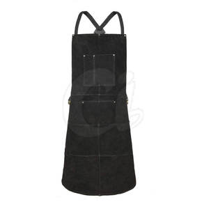 Custom Design Heavy Duty Welding <b>Aprons</b> Durable <b>Leather</b> Material Comfortable and Water-Proof Washable <b>Leather</b> Welding <b>Aprons</b> - Product Image 1