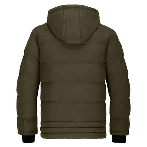 Veste d'hiver pour homme à capuche en duvet, logo personnalisé, vêtements d'extérieur chauds, veste gonflée pour homme, vêtements d'extérieur en 2026 - Product Image 2