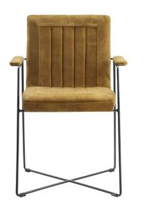 Silla de Comedor de Cuero con Diseño Industrial y Tapizado para Hogar, Oficina, Restaurante, Cafetería, Bar, Almacén, Duradera y Ecológica - Product Image 3