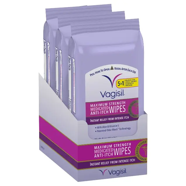 KANBRANIEL LLC Retail Discount Sales For Vagisils Ultras Fresh Daily Feminine Intimate Disposable Wipes For Women