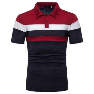 T-shirt à col polo décontracté pour hommes T-shirts polo d'été respirants pour femmes à séchage rapide 45% coton 55% polyester Chemises polo originales - Product Image 4