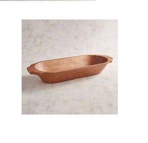 2026 Classic Wooden Fruit <b>Salad</b> <b>Serving</b> <b>Bowls</b> in Customized Shape Size and Finishes for Home Decoration and Party Supplies - Product Image 3