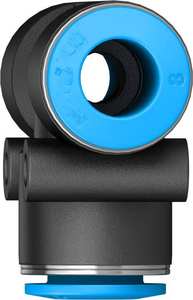 Conector en T de Empuje de Alta Calidad QST-8-50 / QST-8 130804 |   Conector Neumático Resistente para Distribución de Aire - Product Image 3