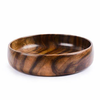 Ustensiles de cuisine en bois de luxe, produits à forte demande, vente en gros, respectueux de l'environnement, bols de cuisine en bois d'acacia, vaisselle