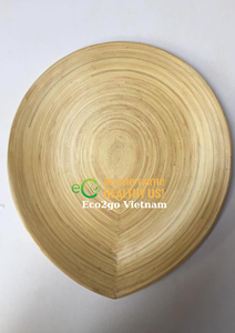 2024 assiettes en bambou de conception personnalisée faites à la main d'Eco2Go Vietnam ustensiles de cuisine jetables écologiques - Product Image 5