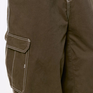 กางเกงคาร์โก้ผ้าฝ้ายลำลองทรงหลวมดีไซน์สตรีทแวร์เนื้อผ้าฝ้ายระบายอากาศได้ดีและสวมใส่สบาย - Product Image 5