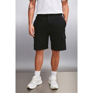GRIMELANGE LIONEL Men's <b>Cargo</b> Pocket Elasticated Waist Comfort Fit Shorts - Product Image 1