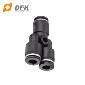 Accessoires pneumatiques industriels DFK EPY Raccord rapide à union de 10 mm de diamètre pour tuyau d'air à enfoncer, résistance à la pression de 1,1 Mpa, PU/PE/Nylon - Product Image 5