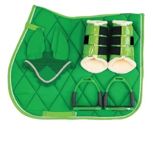 Almohadillas de Silla de Montar Inglesas Ajustables Profesionales de Alta Gama, Cómodas, de Satén, Talla Grande, Estilo Occidental, Forro Polar - Product Image 3