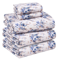 Ensemble de draps imprimés pour hôtel 5 étoiles de luxe |   Certifié OEKO-TEX |   Design de bordure en ruban |   Couleurs/tailles personnalisables |   Qualité